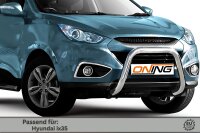 Frontbügel für Hyundai IX35 2009-2015 70mm Frontschutzbügel Gutachten