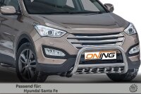 Frontbügel mit Unterbodenschutz für Hyundai Santa Fé III 2012-2018 70mm