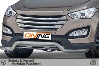 Frontbügel für Hyundai Santa Fé III 2012-2018 70mm breit Edelstahl Gutachten