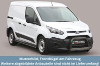 Frontbügel Edelstahl schwarz für Ford Transit Connect 2014 - 63mm mit Gutachten