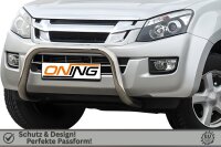 Frontbügel für Isuzu D-Max II 2012-2016 70mm Frontschutzbügel Gutachten