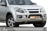 Frontbügel für Isuzu D-Max II 2012-2016 70mm Frontschutzbügel Gutachten