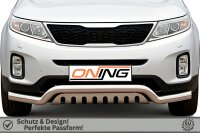 Frontbügel mit Unterfahrschutz für KIA Sorento II 2012-2014 70mm breit Gutachten