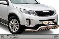 Frontbügel mit Unterfahrschutz für KIA Sorento II 2012-2014 70mm breit Gutachten