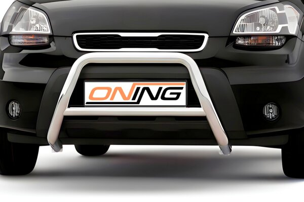 Frontbügel mit Querstreben für KIA Soul 2009-2014 60mm Edelstahl Gutachten