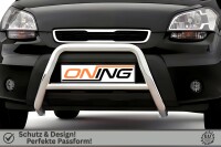 Frontbügel mit Querstreben für KIA Soul 2009-2014 60mm Edelstahl Gutachten