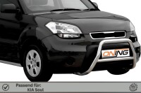 Frontbügel mit Querstreben für KIA Soul 2009-2014 60mm Edelstahl Gutachten