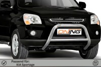 Frontbügel mit Querstreben für KIA Sportage 2006-2009 70mm Edelstahl Gutachten