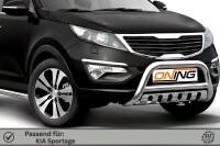 Frontbügel mit Unterfahrschutz für KIA Sportage 2011-2015 70mm Gutachten