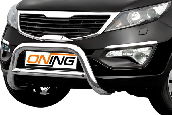 Frontbügel mit Querstreben für KIA Sportage 2011-2015 70mm Edelstahl Gutachten