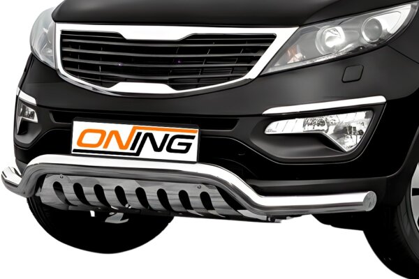 Frontbügel mit Unterfahrschutz für KIA Sportage 2011-2015 70mm breit Gutachten