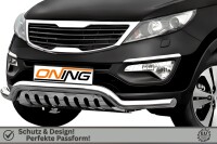 Frontbügel mit Unterfahrschutz für KIA Sportage 2011-2015 70mm breit Gutachten