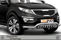 Frontbügel mit Unterfahrschutz für KIA Sportage 2011-2015 70mm breit Gutachten
