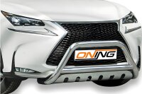 Frontbügel mit Unterfahrschutz für Lexus NX 2014-2020 70mm Edelstahl Gutachten
