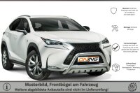 Frontbügel mit Unterfahrschutz für Lexus NX 2014-2020 70mm Edelstahl Gutachten