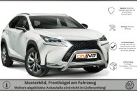 Frontbügel mit Querstreben für Lexus NX 2014-2020 70mm Frontschutzbügel Gutachten