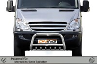 Frontbügel Unterbodenschutz für Mercedes Sprinter W906 2006-2018 70mm Gutachten