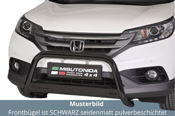Frontbügel Edelstahl schwarz für Honda CR-V 2012 - 2015 63mm mit Gutachten