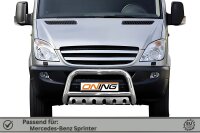 Frontbügel Unterfahrschutz für Mercedes Sprinter W906 2006-2018 70mm Gutachten