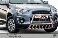 Frontbügel mit Unterbodenschutz für Mitsubishi ASX 2013-2017 60mm Gutachten