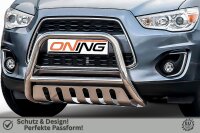 Frontbügel mit Unterfahrschutz für Mitsubishi ASX 2013-2017 60mm Gutachten