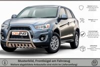 Frontbügel mit Unterfahrschutz für Mitsubishi ASX 2013-2017 60mm Gutachten