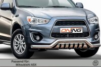 Frontbügel mit Unterfahrschutz für Mitsubishi ASX 2013-2017 70mm breit
