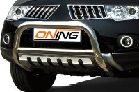 Frontbügel mit Unterfahrschutz für Mitsubishi L200 2009-2015 70mm Gutachten