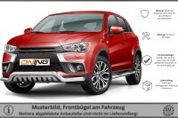 Frontbügel mit Unterfahrschutz für Mitsubishi ASX 2017-2019 70mm breit Gutachten