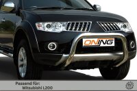 Frontbügel für Mitsubishi L200 2009-2015 70mm Frontschutzbügel Gutachten