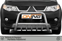 Frontbügel Unterbodenschutz für Mitsubishi Outlander II 2006-2010 60mm Gutachten