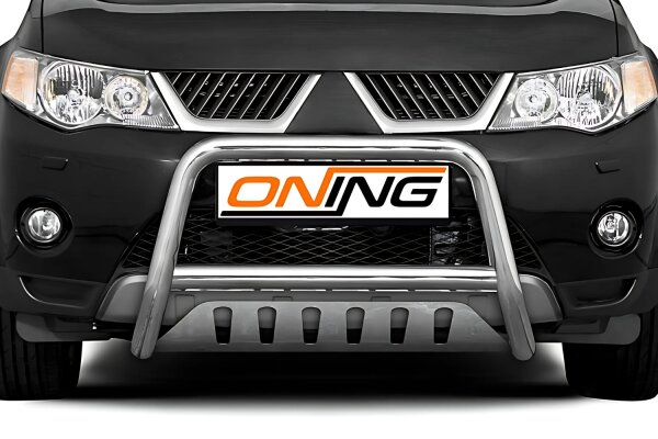 Frontbügel Unterfahrschutz für Mitsubishi Outlander II 2006-2010 60mm Gutachten