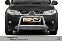 Frontbügel mit Querstreben für Mitsubishi Outlander II 2006-2010 60mm Gutachten