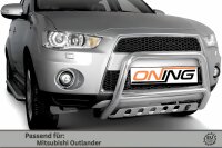 Frontbügel Unterfahrschutz für Mitsubishi Outlander II 2010-2012 60mm Gutachten