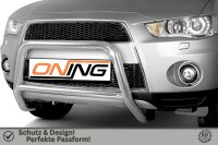 Frontbügel mit Querstreben für Mitsubishi Outlander II 2010-2012 60mm Gutachten