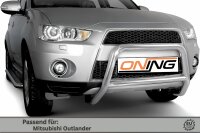 Frontbügel mit Querstreben für Mitsubishi Outlander II 2010-2012 60mm Gutachten
