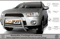 Frontbügel für Mitsubishi Outlander II 2010-2012 60mm Edelstahl Gutachten