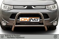 Frontbügel mit Querstreben für Mitsubishi Outlander III 2012-2015 70mm Gutachten