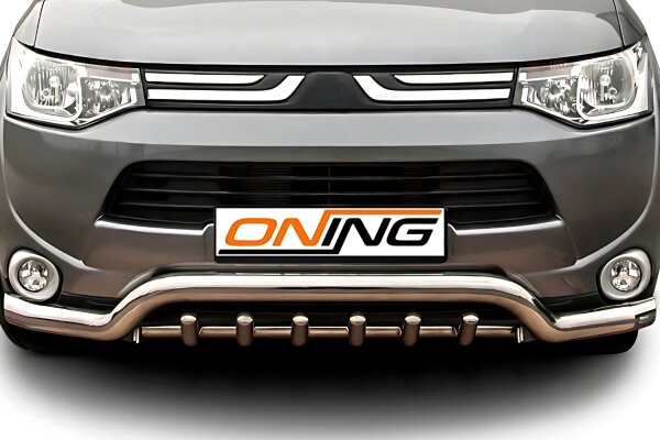 Frontbügel Unterbodenschutz für Mitsubishi Outlander III 2012-2015 70mm breit