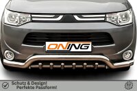 Frontbügel Unterbodenschutz für Mitsubishi Outlander III 2012-2015 70mm breit