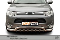 Frontbügel Unterbodenschutz für Mitsubishi Outlander III 2012-2015 70mm breit