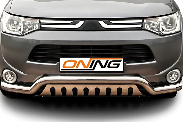 Frontbügel Unterfahrschutz für Mitsubishi Outlander III 2012-2015 70mm breit