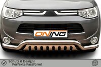 Frontbügel Unterfahrschutz für Mitsubishi Outlander III 2012-2015 70mm breit