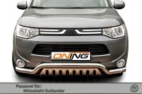 Frontbügel Unterfahrschutz für Mitsubishi Outlander III 2012-2015 70mm breit