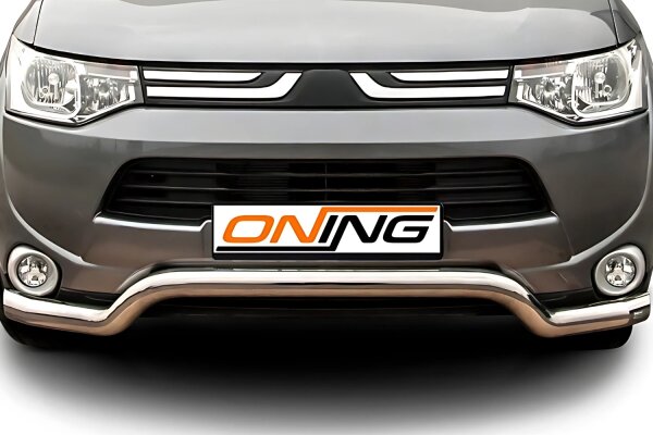 Frontbügel für Mitsubishi Outlander III 2012-2015 70mm breit Edelstahl Gutachten