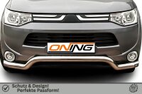 Frontbügel für Mitsubishi Outlander III 2012-2015 70mm breit Edelstahl Gutachten