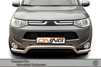Frontbügel für Mitsubishi Outlander III 2012-2015 70mm breit Edelstahl Gutachten