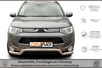 Frontbügel für Mitsubishi Outlander III 2012-2015 70mm breit Edelstahl Gutachten