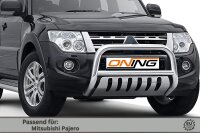 Frontbügel Unterfahrschutz für Mitsubishi Pajero V80 2007-2015 70mm Gutachten