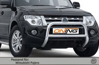 Frontbügel mit Querstreben für Mitsubishi Pajero V80 2007-2014 70mm Gutachten